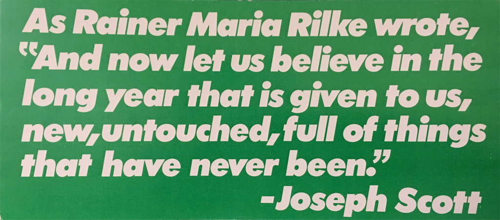 Rilke's Message of Hope
